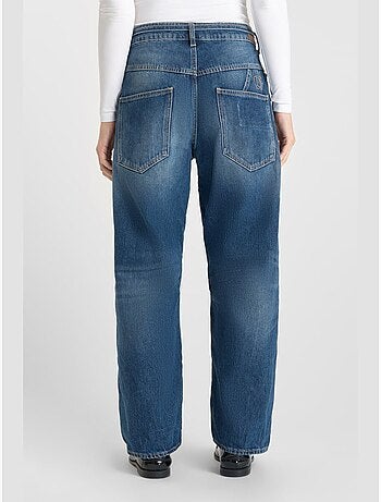 Jeans loose, ancho , largo 34