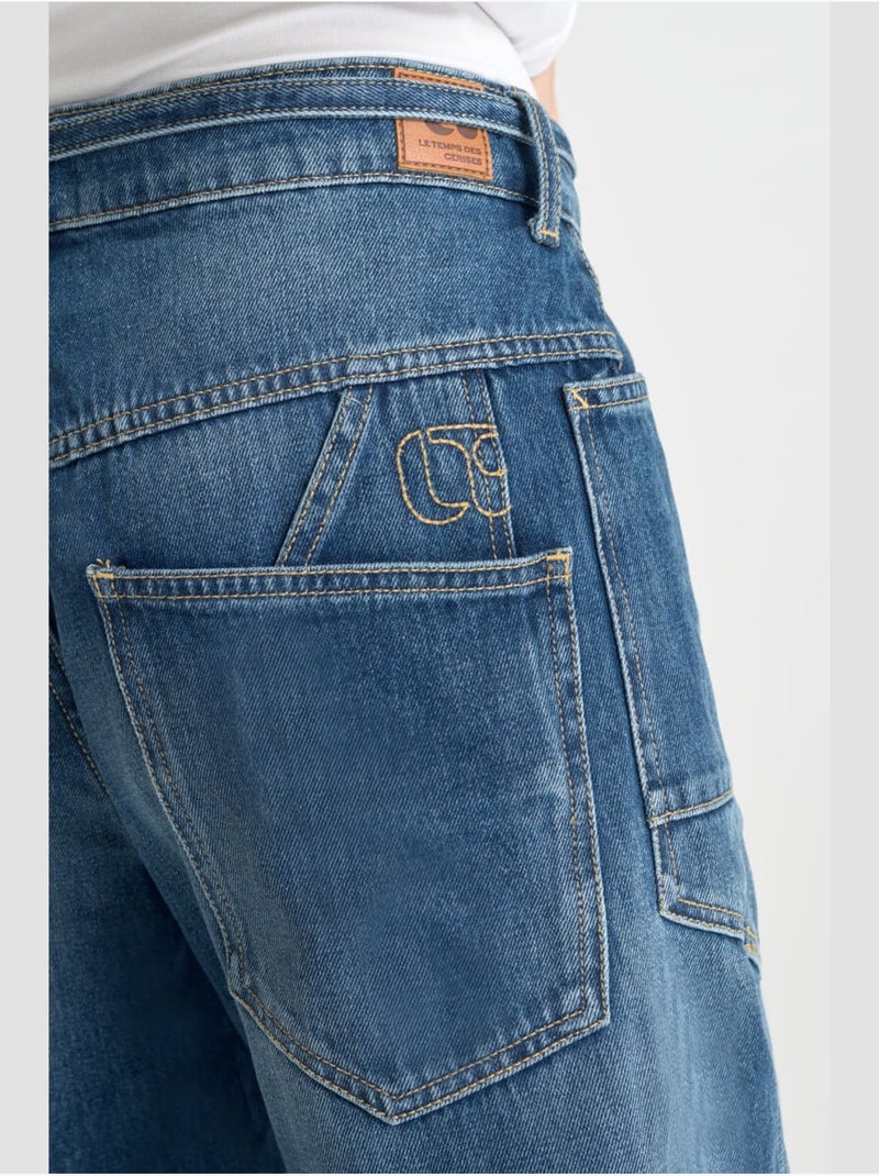 Jeans loose, ancho , largo 34 Azul - Kiabi