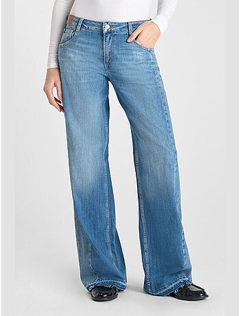Jeans loose, ancho , largo 34