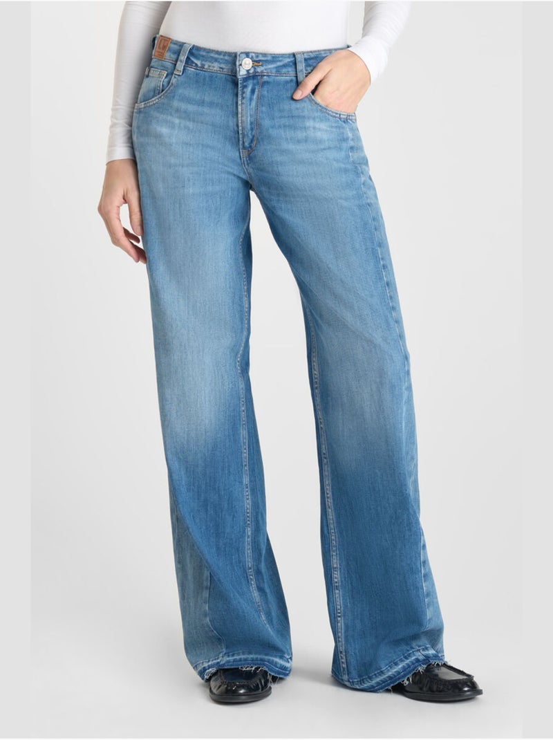 Jeans loose, ancho , largo 34 Azul - Kiabi