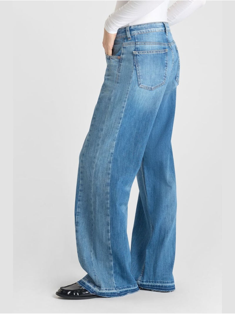 Jeans loose, ancho , largo 34 Azul - Kiabi