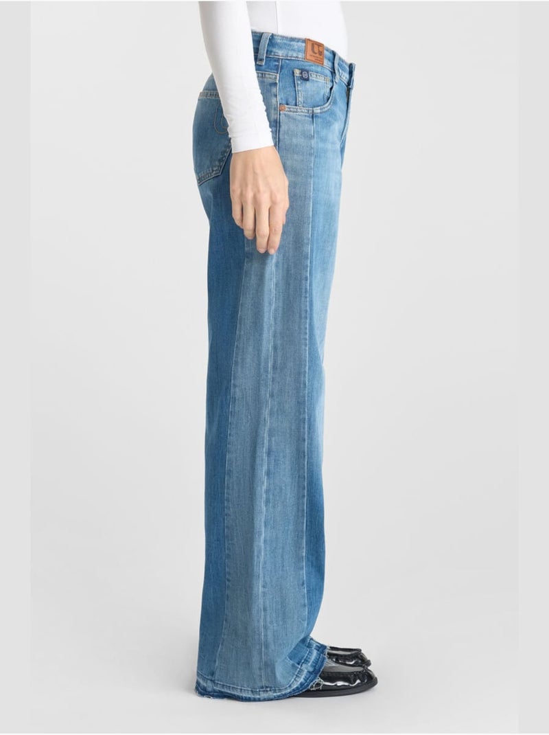 Jeans loose, ancho , largo 34 Azul - Kiabi