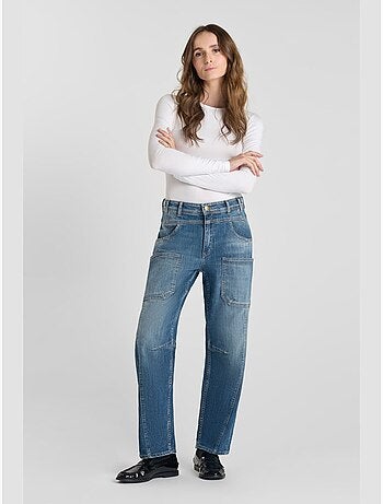 Jeans loose, ancho , largo 34