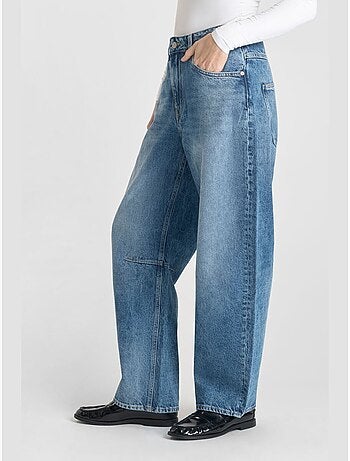 Jeans loose, ancho , largo 34