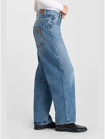 Jeans loose, ancho , largo 34