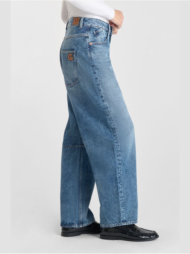 Jeans loose, ancho , largo 34 Azul - Kiabi