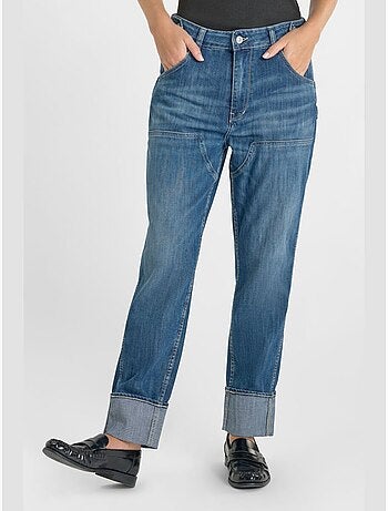 Jeans loose, ancho , largo 34
