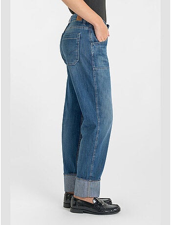 Jeans loose, ancho , largo 34