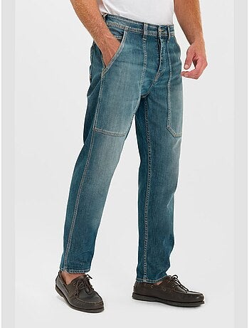 Jeans loose, ancho , largo 34