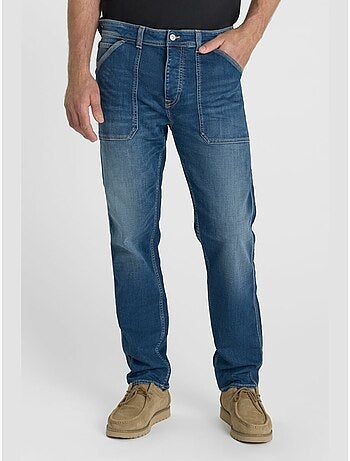 Jeans loose, ancho , largo 34