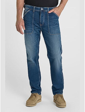 Jeans loose, ancho , largo 34