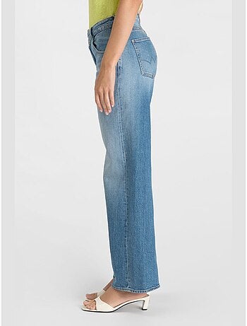 Jeans loose, ancho , largo 34