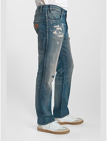 Jeans loose, ancho , largo 34