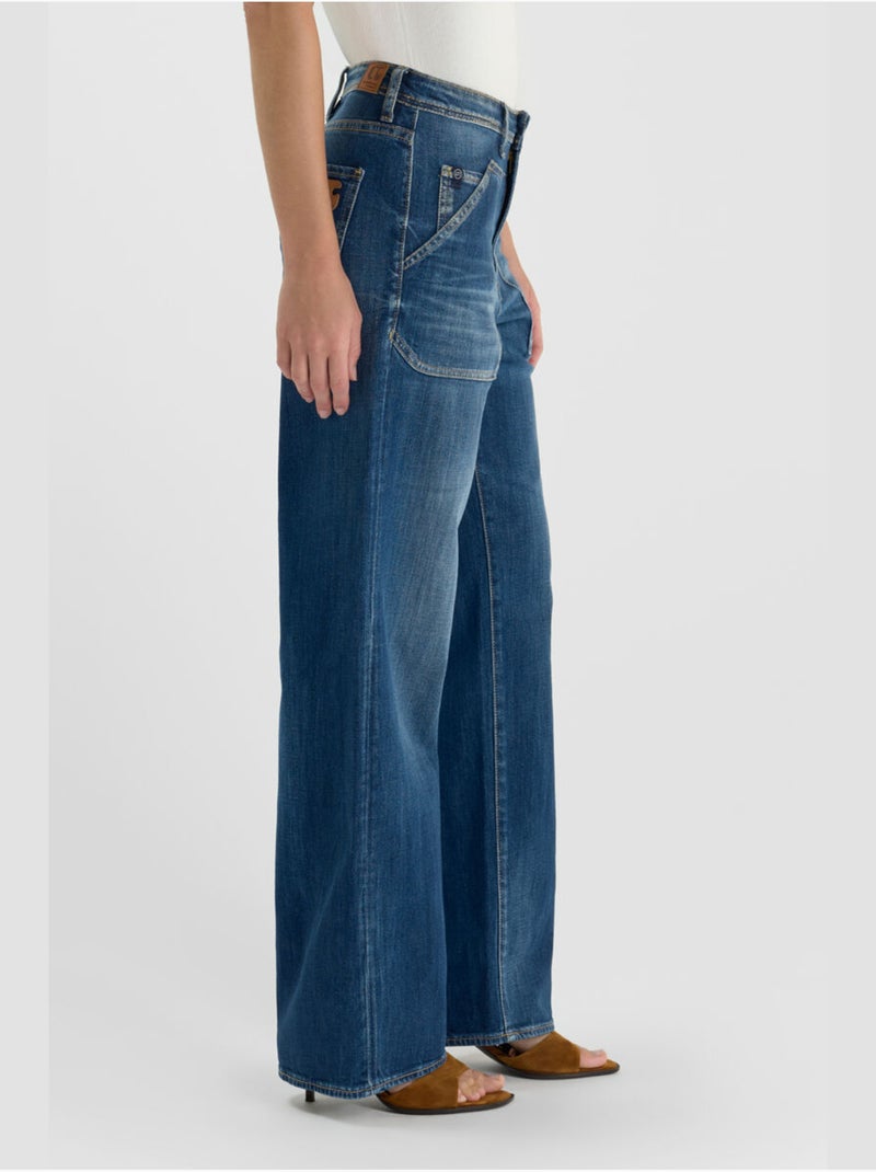 Jeans loose, ancho , largo 34 Azul - Kiabi