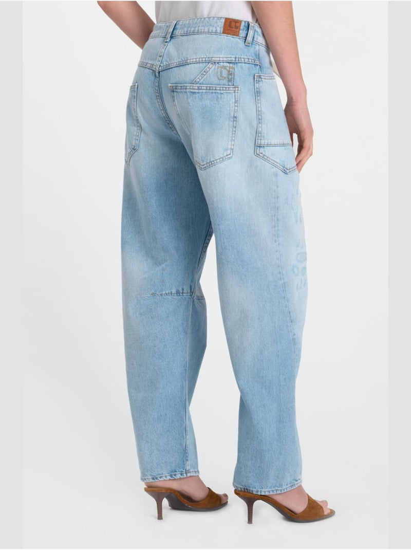 Jeans loose, ancho , largo 34 Azul - Kiabi