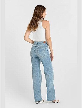 Jeans loose, ancho , largo 34