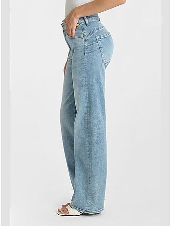 Jeans loose, ancho , largo 34