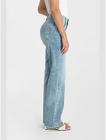 Jeans loose, ancho , largo 34