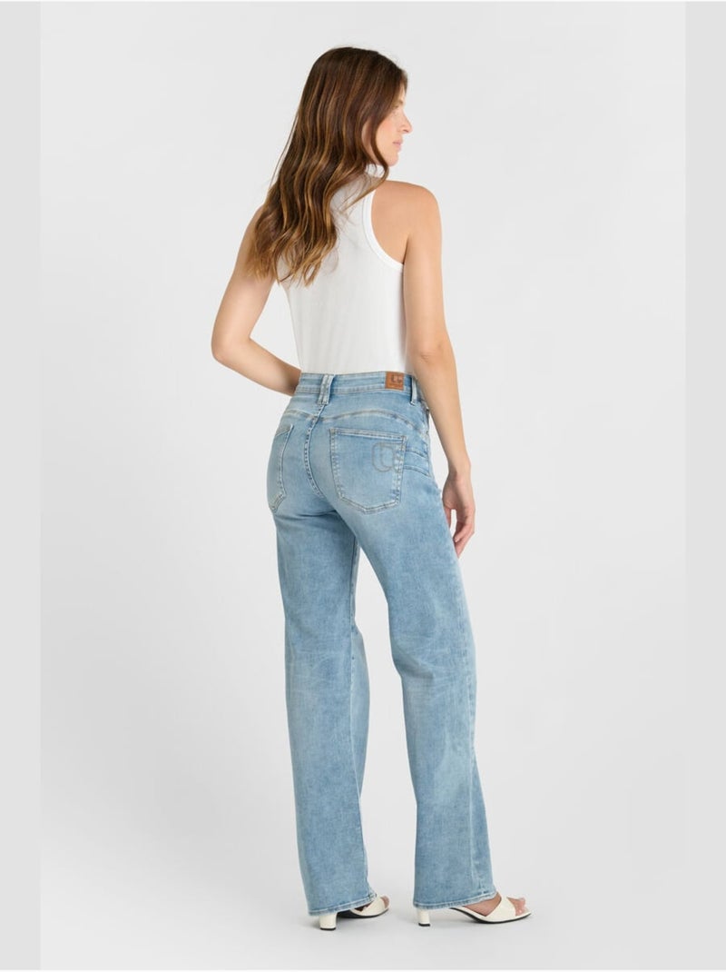 Jeans loose, ancho , largo 34 Azul - Kiabi