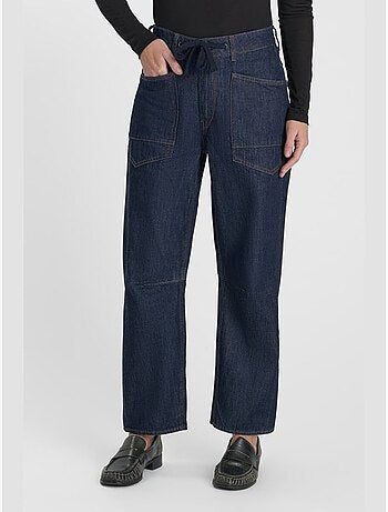 Jeans loose, ancho , largo 34