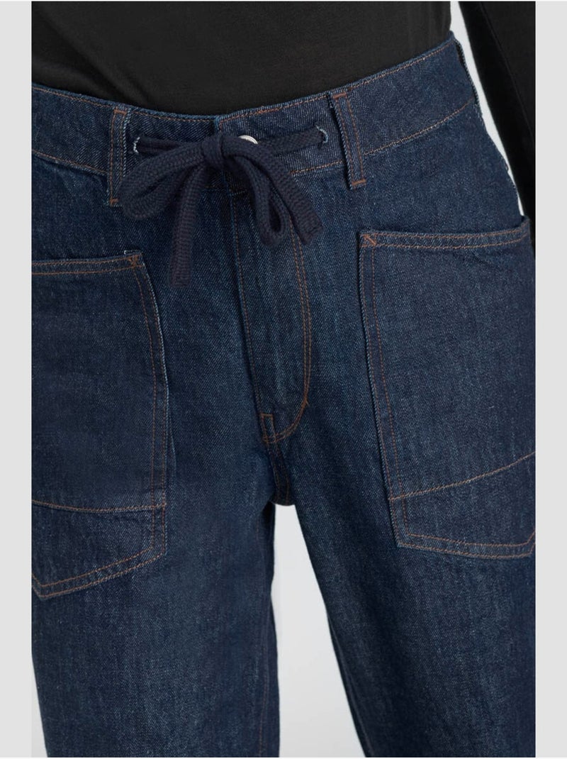Jeans loose, ancho , largo 34 Azul - Kiabi