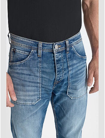 Jeans loose, ancho , largo 34