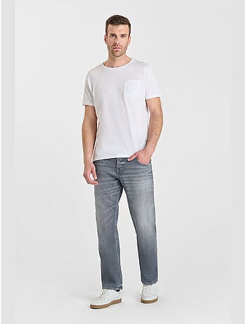 Jeans loose, ancho , largo 34