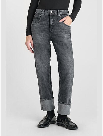 Jeans loose, ancho , largo 34