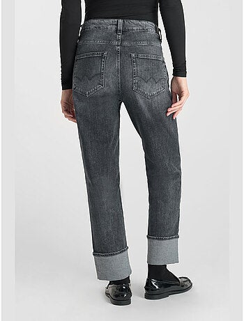 Jeans loose, ancho , largo 34