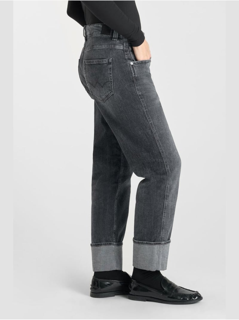 Jeans loose, ancho , largo 34 Gris - Kiabi