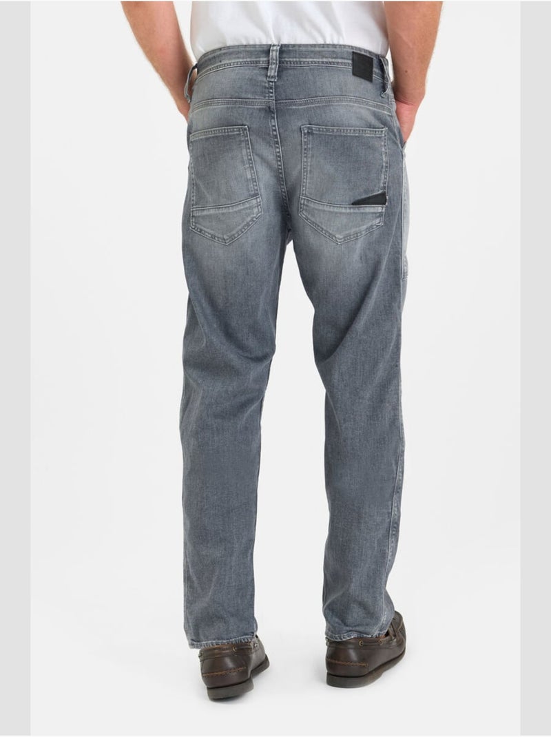 Jeans loose, ancho , largo 34 Gris - Kiabi