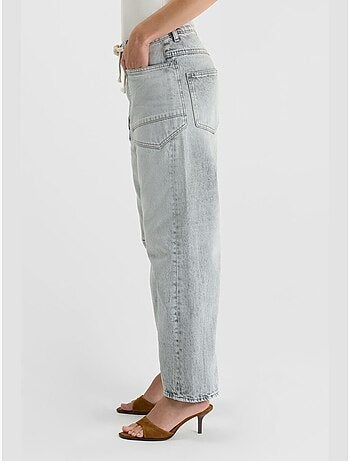 Jeans loose, ancho , largo 34