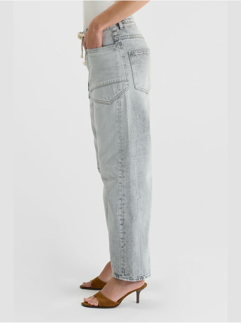 Jeans loose, ancho , largo 34 Gris - Kiabi