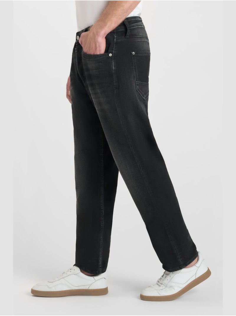 Jeans loose, ancho , largo 34 Negro - Kiabi