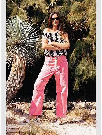 Jeans loose, ancho , largo 34