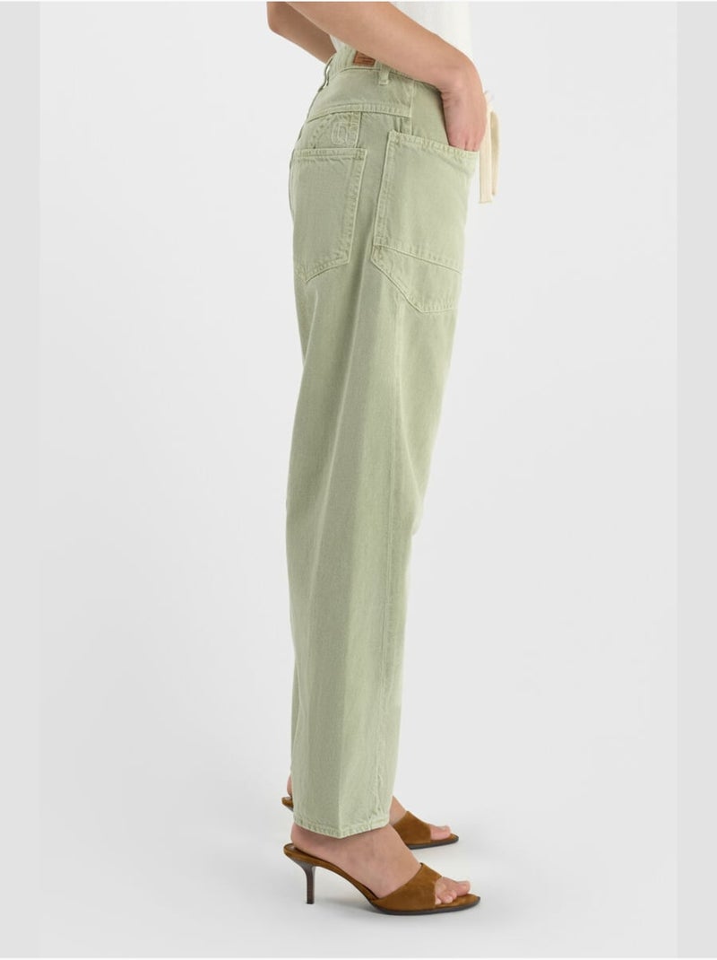 Jeans loose, ancho , largo 34 Verde - Kiabi