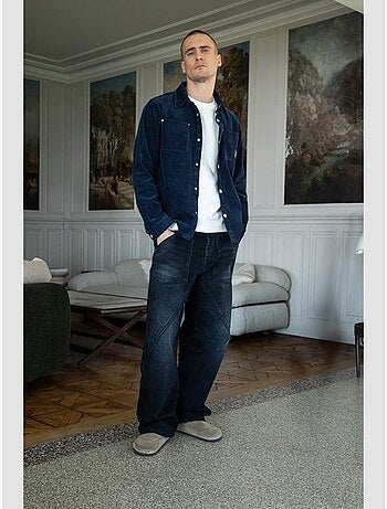 Jeans loose, ancho ludolf, largo 34