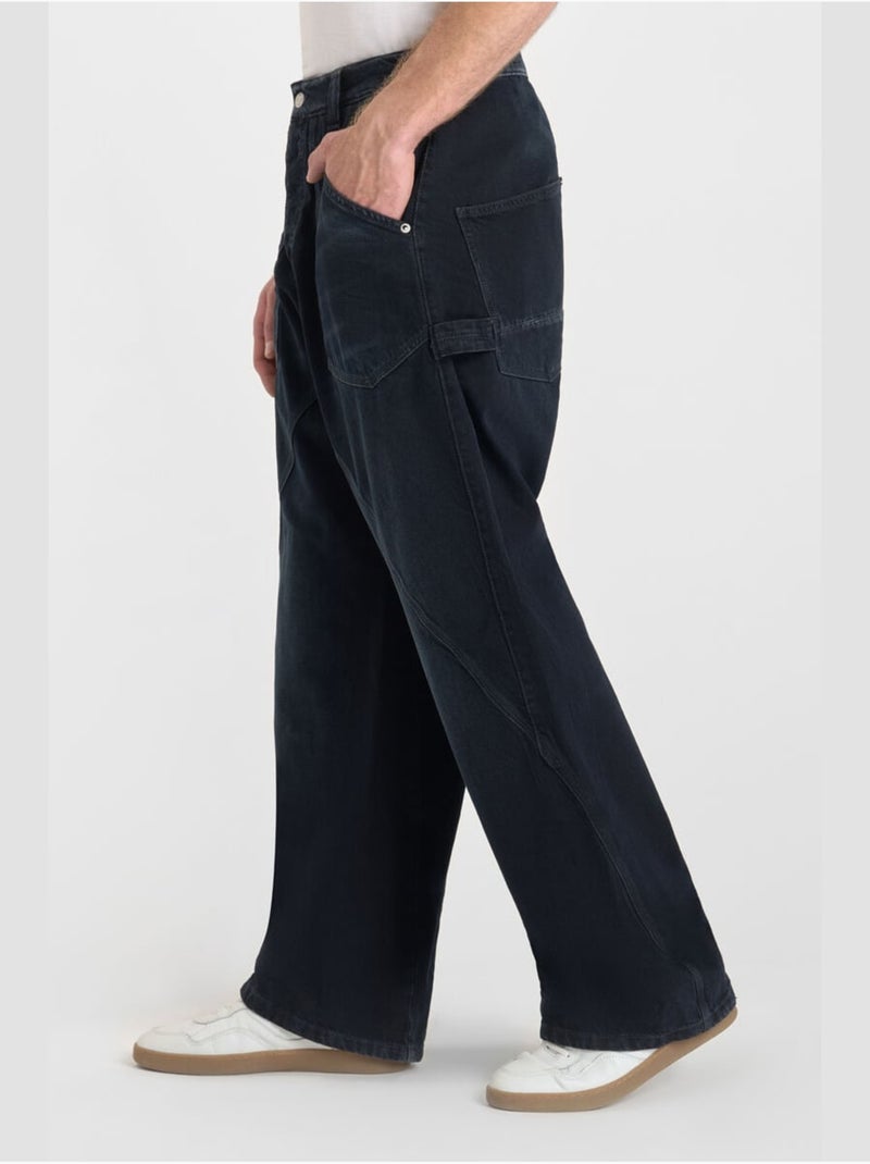 Jeans loose, ancho ludolf, largo 34 Azul - Kiabi