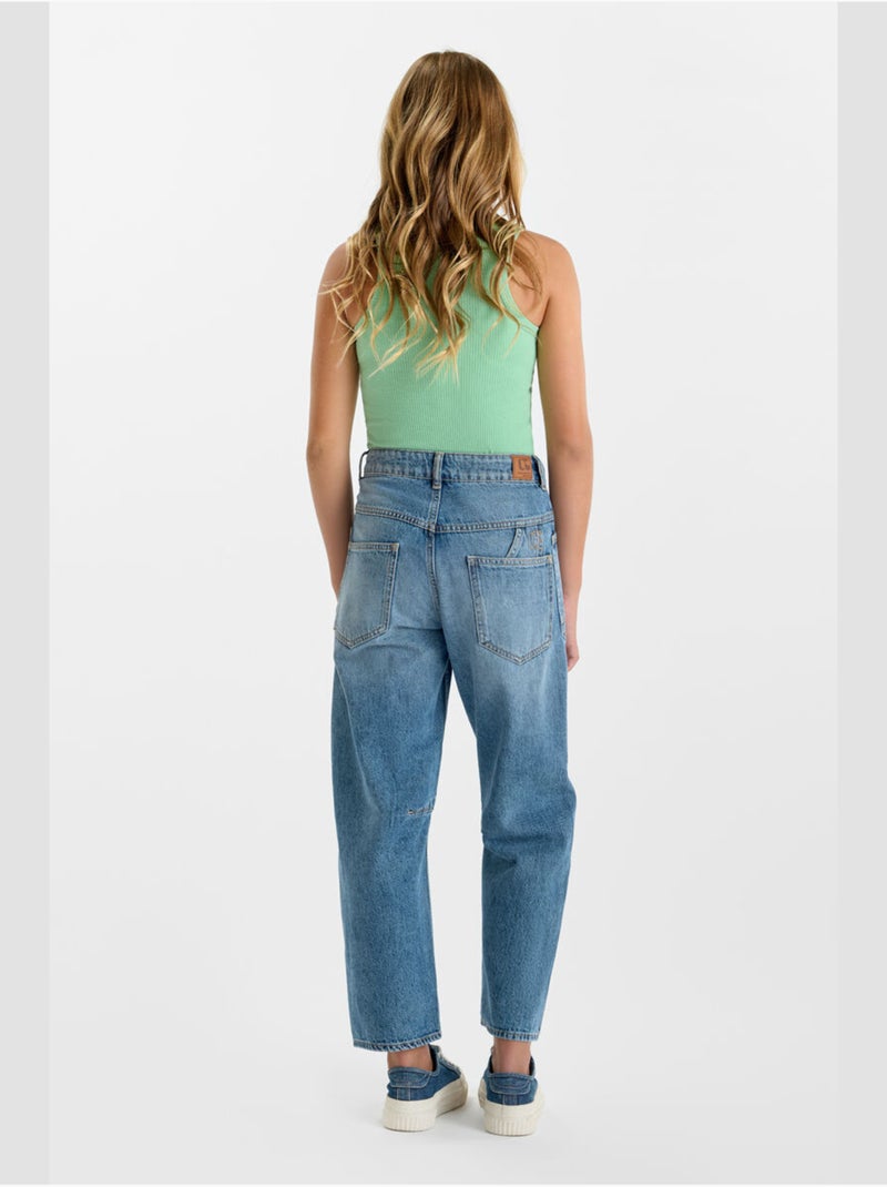 Jeans loose, ancho MONTICEL, largo 34 Azul - Kiabi