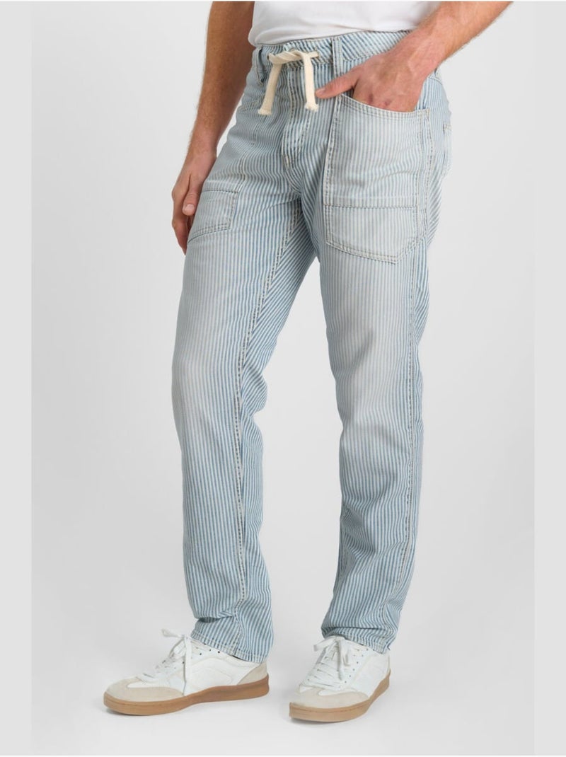Jeans loose, ancho WORK, largo 34 Azul - Kiabi