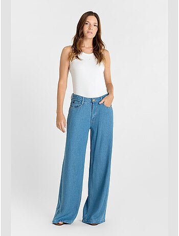 Jeans loose, ancho ZAZOU, largo 34