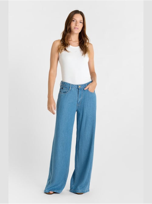 Jeans loose, ancho ZAZOU, largo 34 - Kiabi