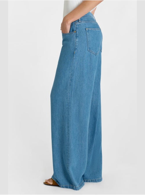 Jeans loose, ancho ZAZOU, largo 34 - Kiabi