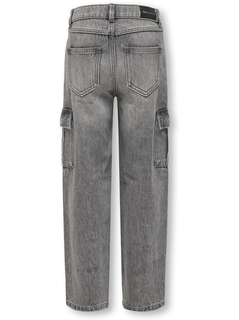 Jeans Loose para Niñas de ONLY Gris plateado - Kiabi