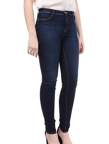 Jeans pitillo de tiro alto Teddy Smith en