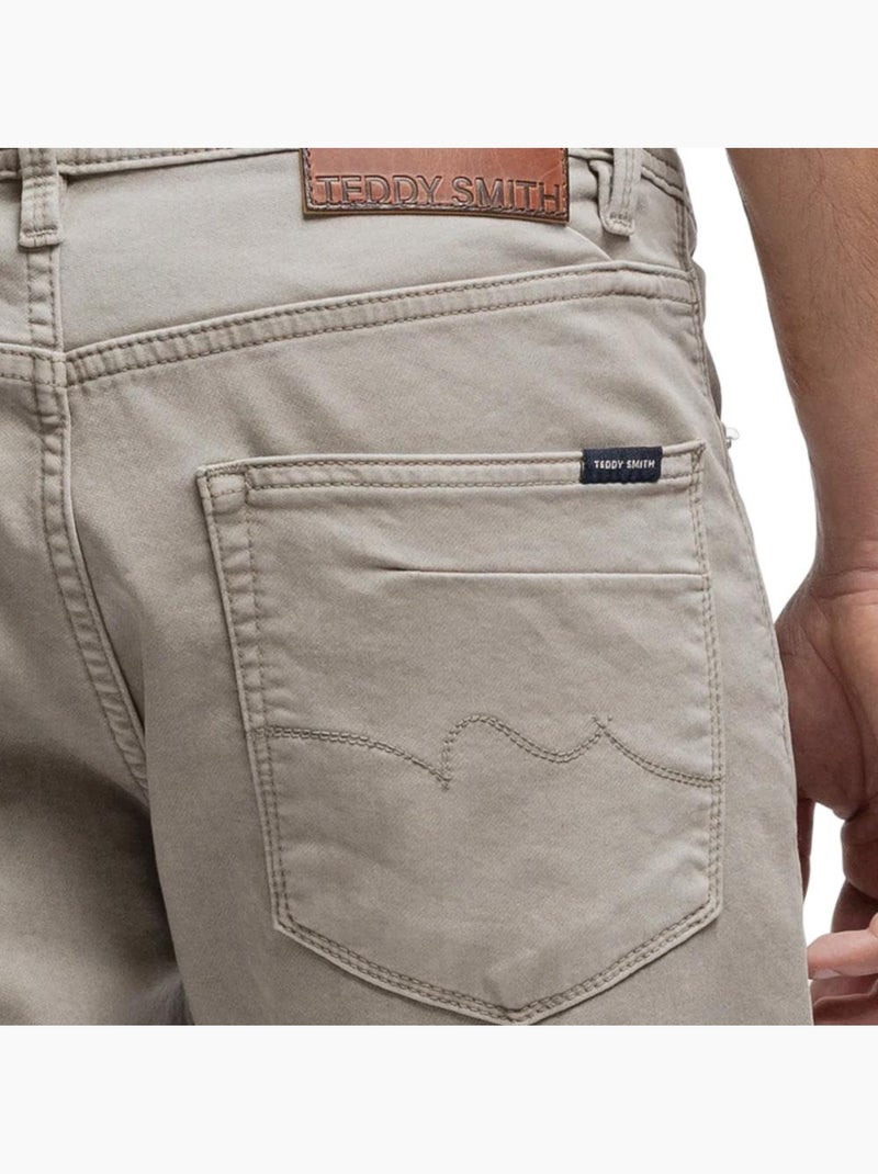 Jeans pitillo para hombre teddy smith Verde caqui claro - Kiabi