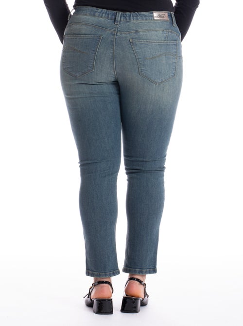 Jeans pitillo push-up stretch OBSPU3 'OBER' - Kiabi