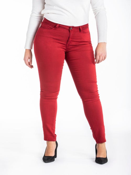 Jeans pitillo talle alto stretch OBS9 'OBER' - Kiabi