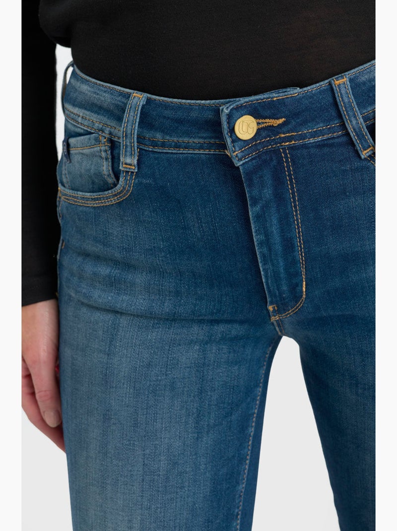 Jeans pulp regular Spazzy bleu N°3 'Le Temps Des Cerises' Azul - Kiabi