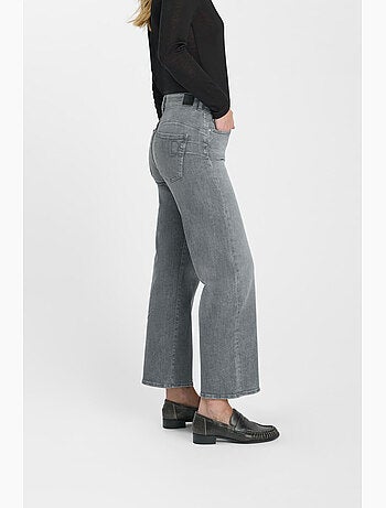 Jeans pulp wide leg Waldo gris N°2 'Le Temps Des Cerises'